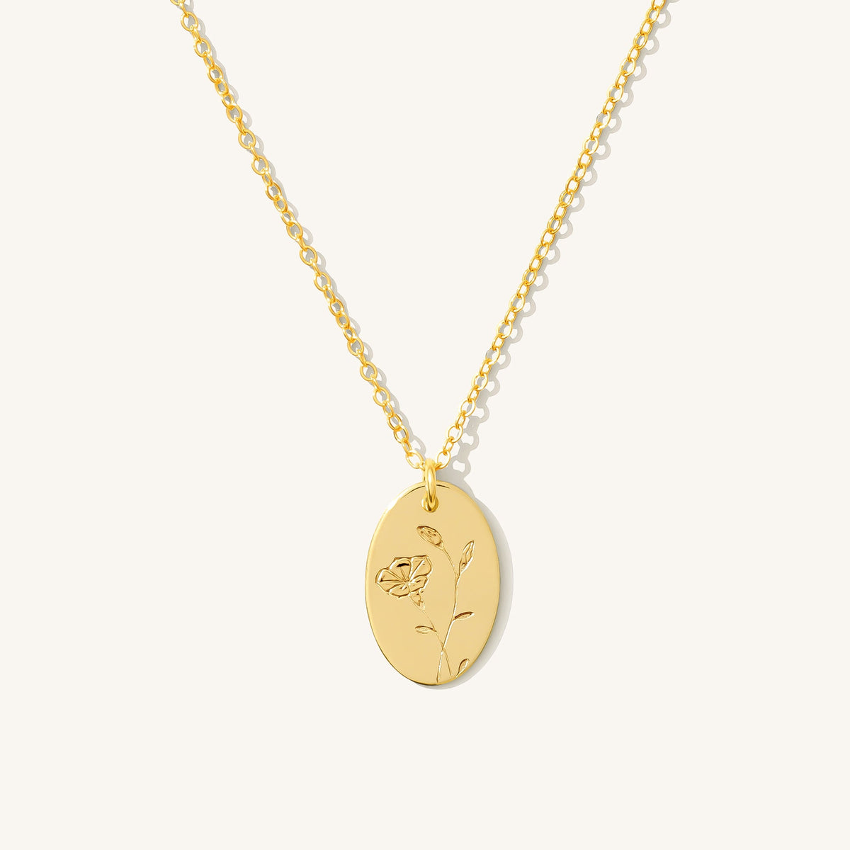 Birth Flower Necklace