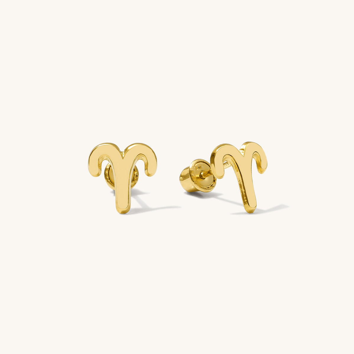 Zodiac Screwback Stud Earrings