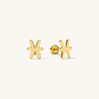 Zodiac Screwback Stud Earrings