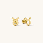 Zodiac Screwback Stud Earrings