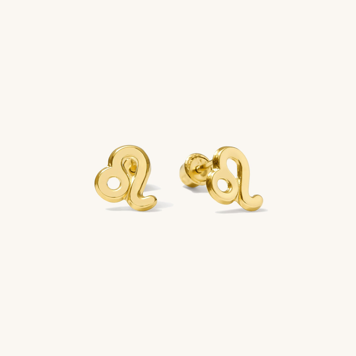 Zodiac Screwback Stud Earrings