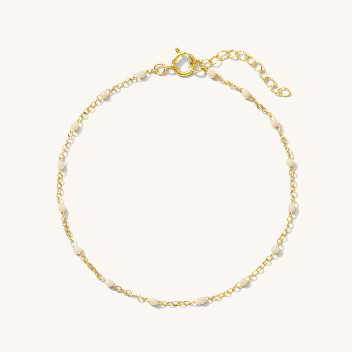 Dainty Enamel Chain Bracelet
