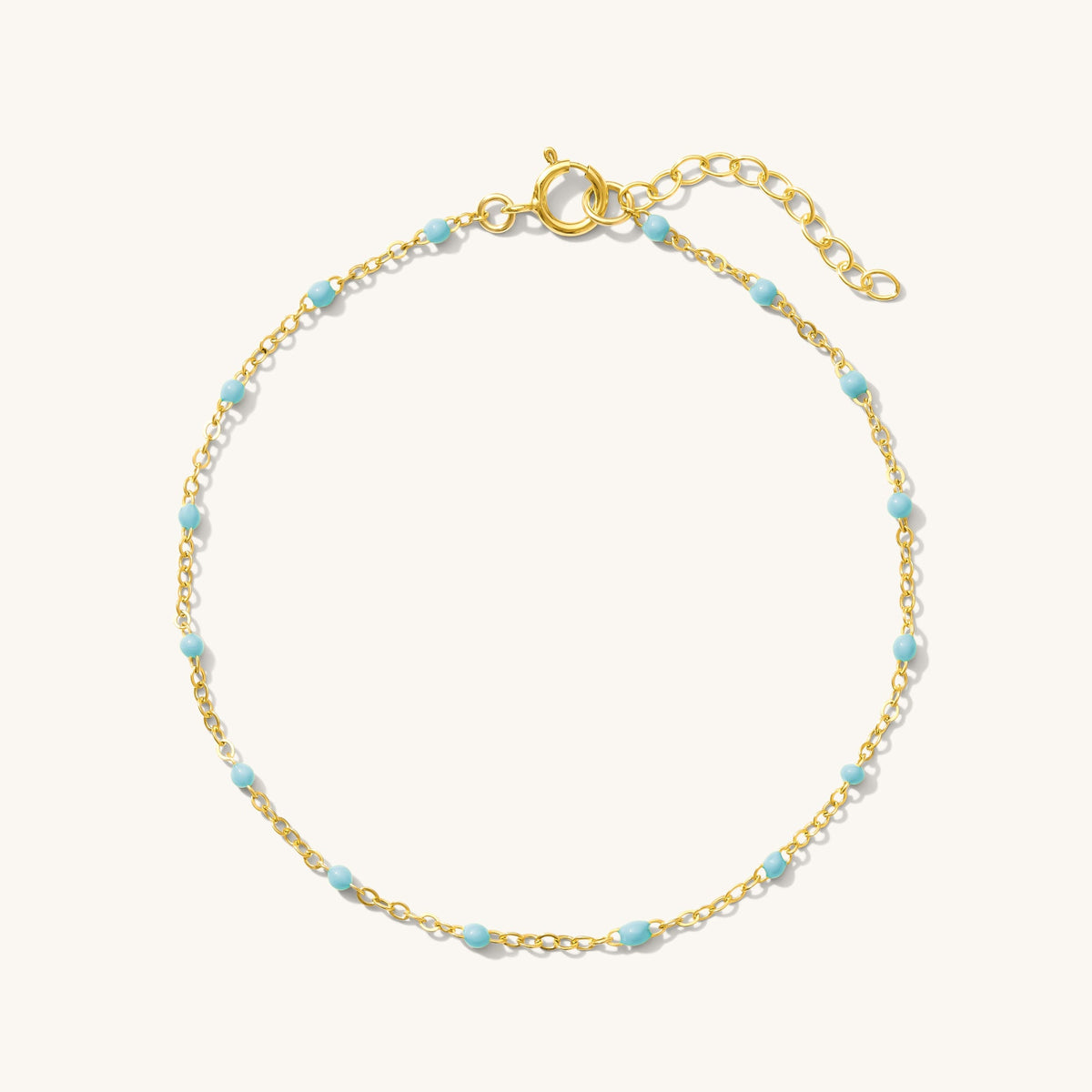 Dainty Enamel Chain Bracelet