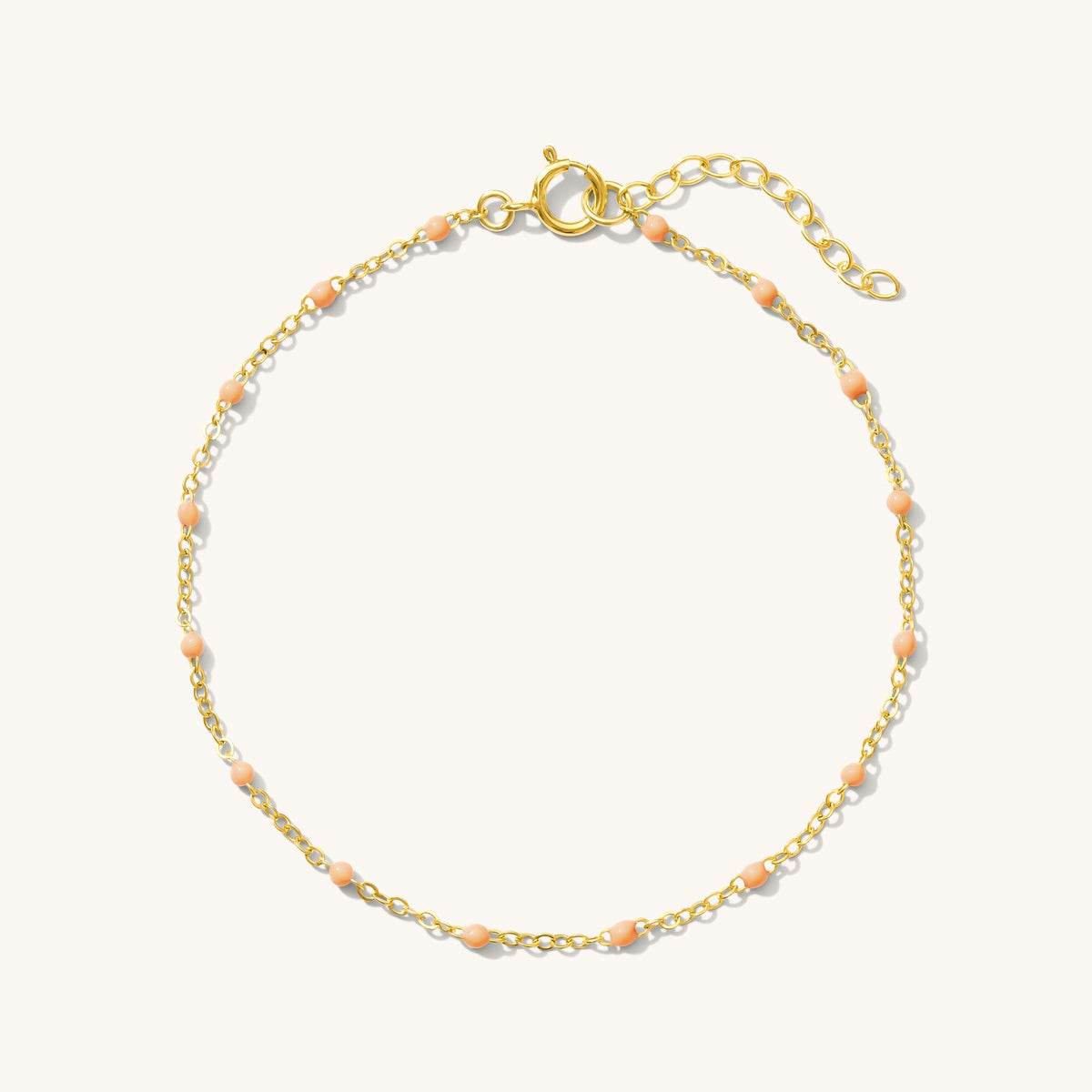 Dainty Enamel Chain Bracelet