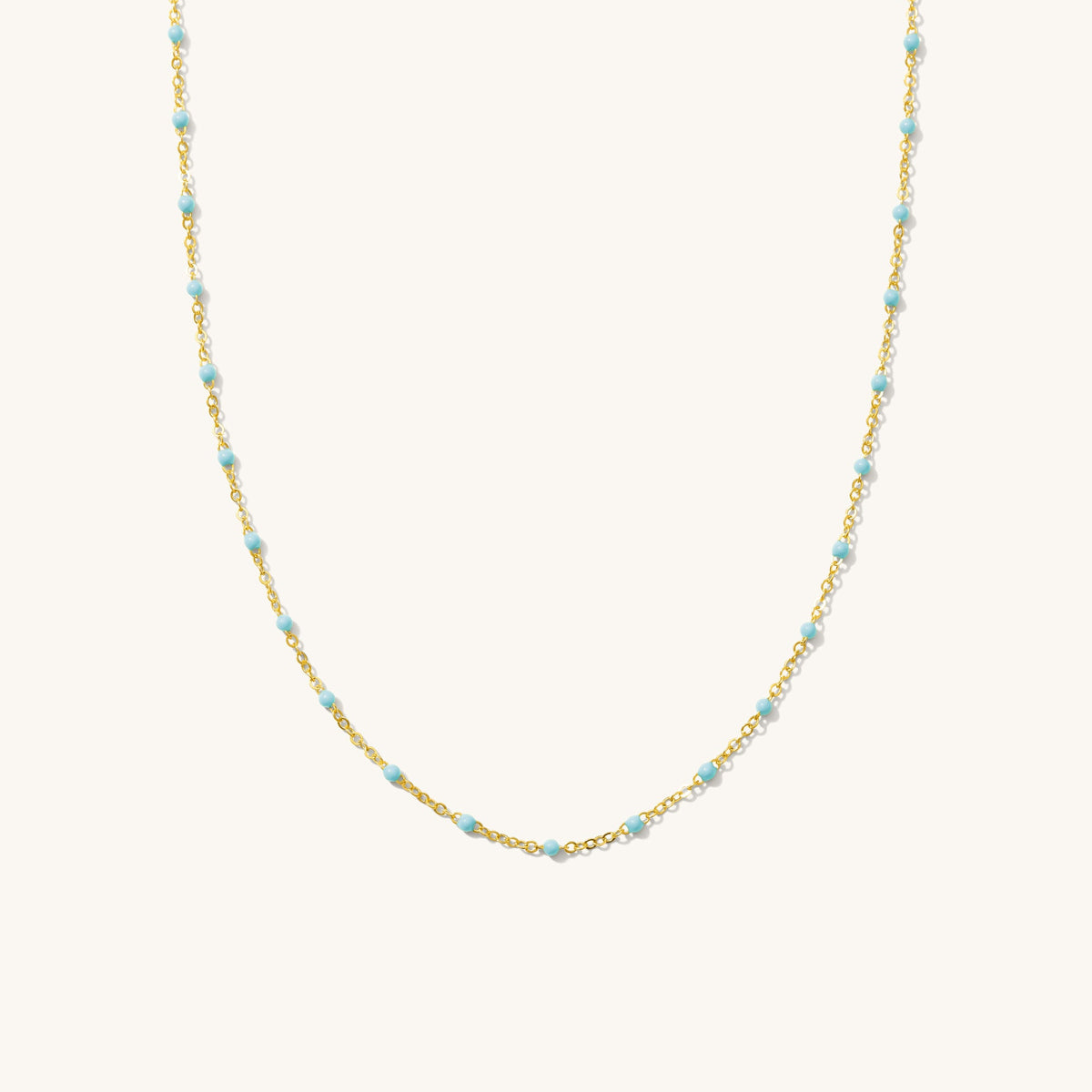 Dainty Enamel Chain Necklace