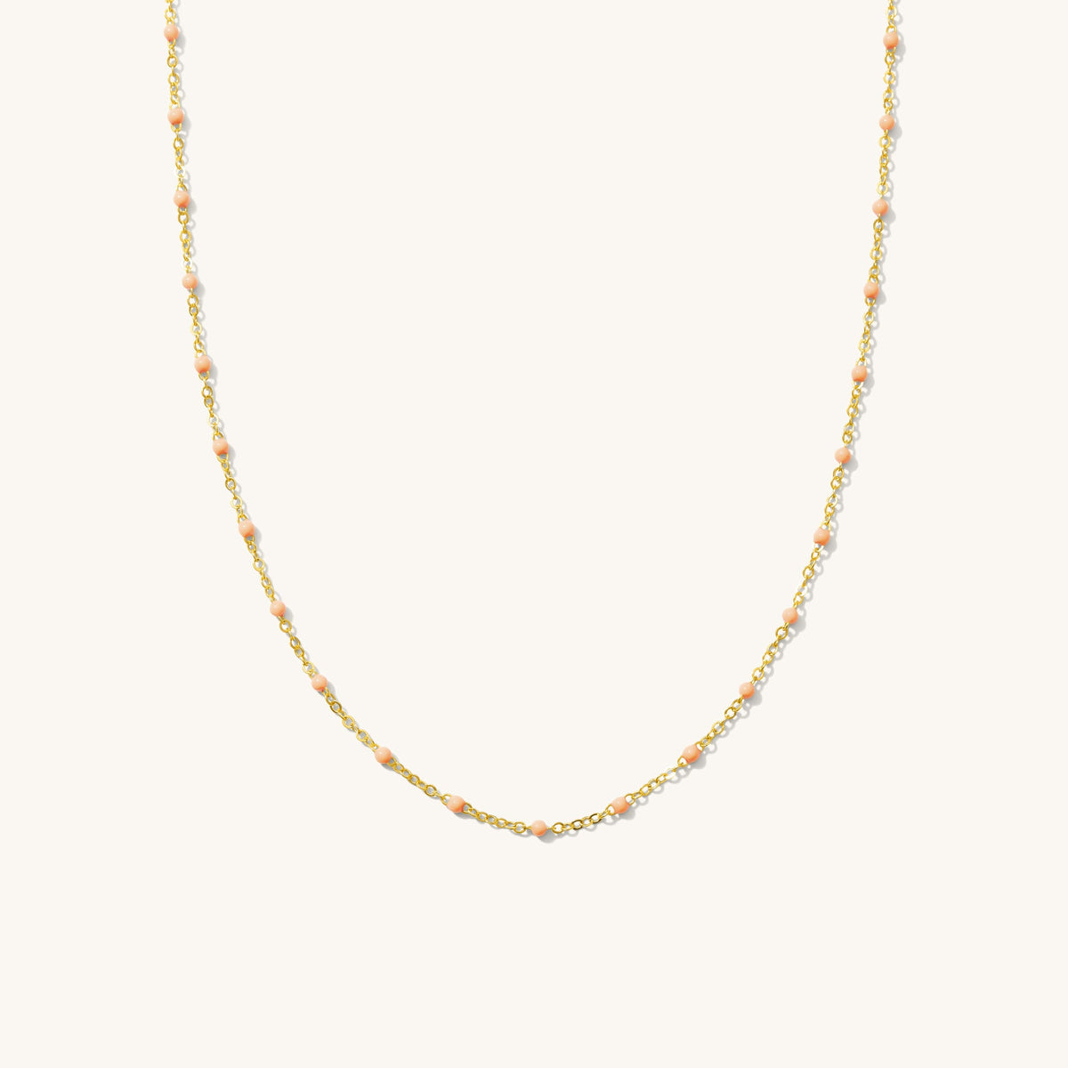 Dainty Enamel Chain Necklace
