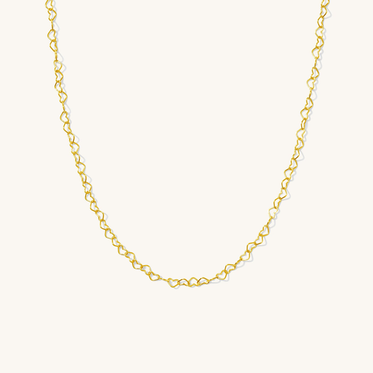 Dainty Heart Chain Necklace