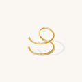 Dainty Double Ear Cuff - 14k Solid Gold