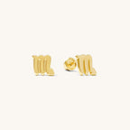 Zodiac Screwback Stud Earrings