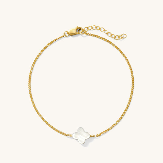Pearl Clover Bracelet