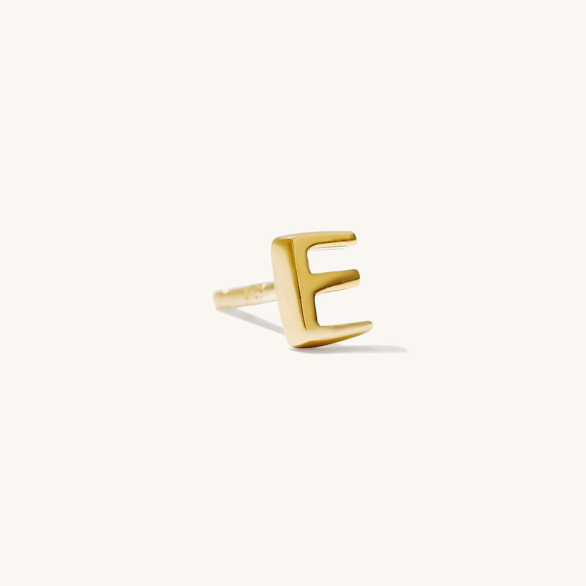 Tiny Initial Stud Earring (Single)