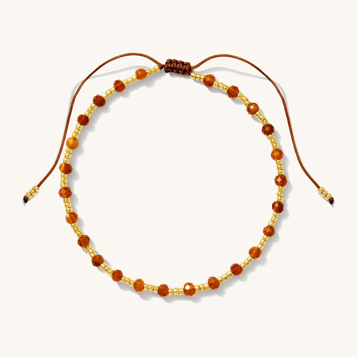 Red Agate Bead Bracelet