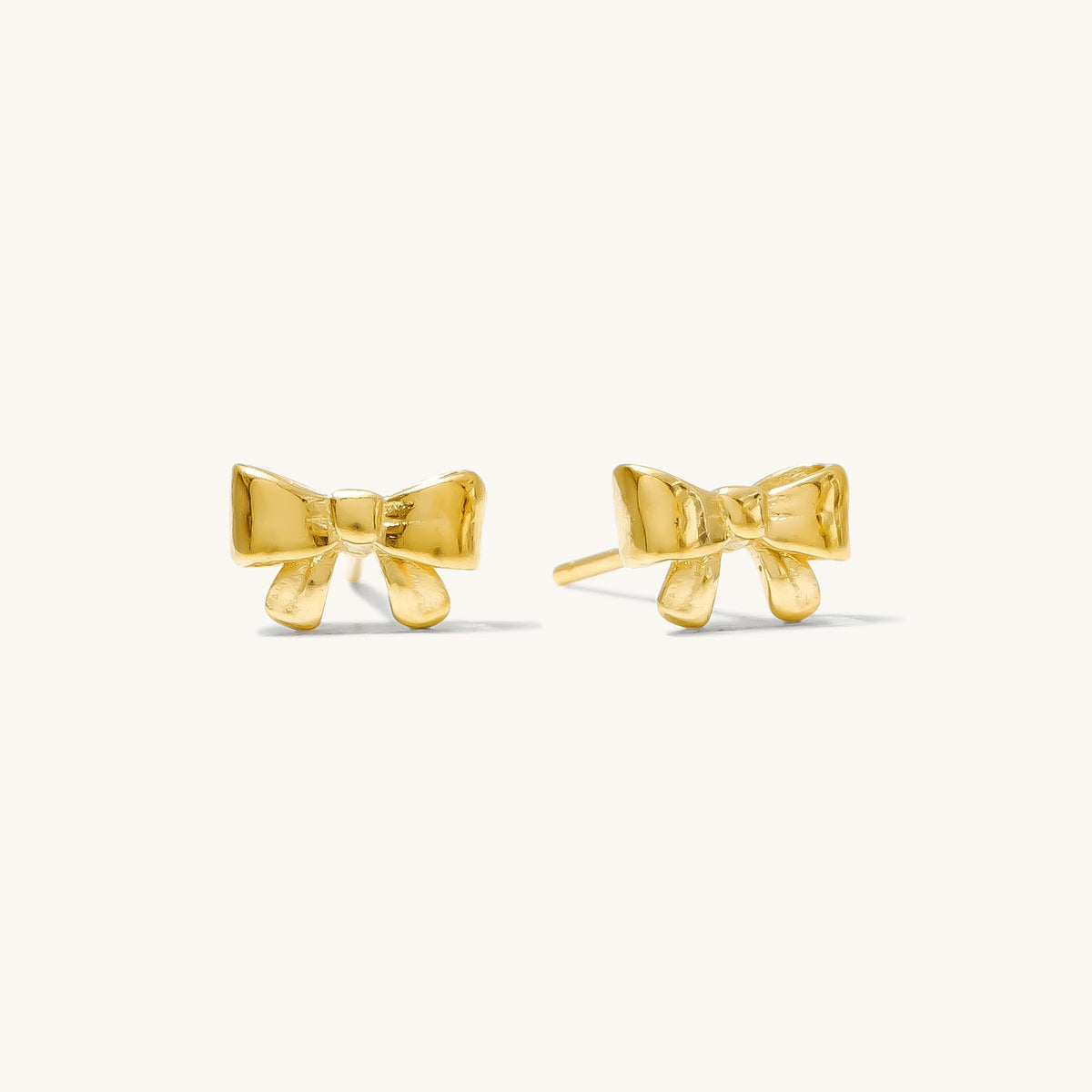 Ribbon Bow Stud Earrings
