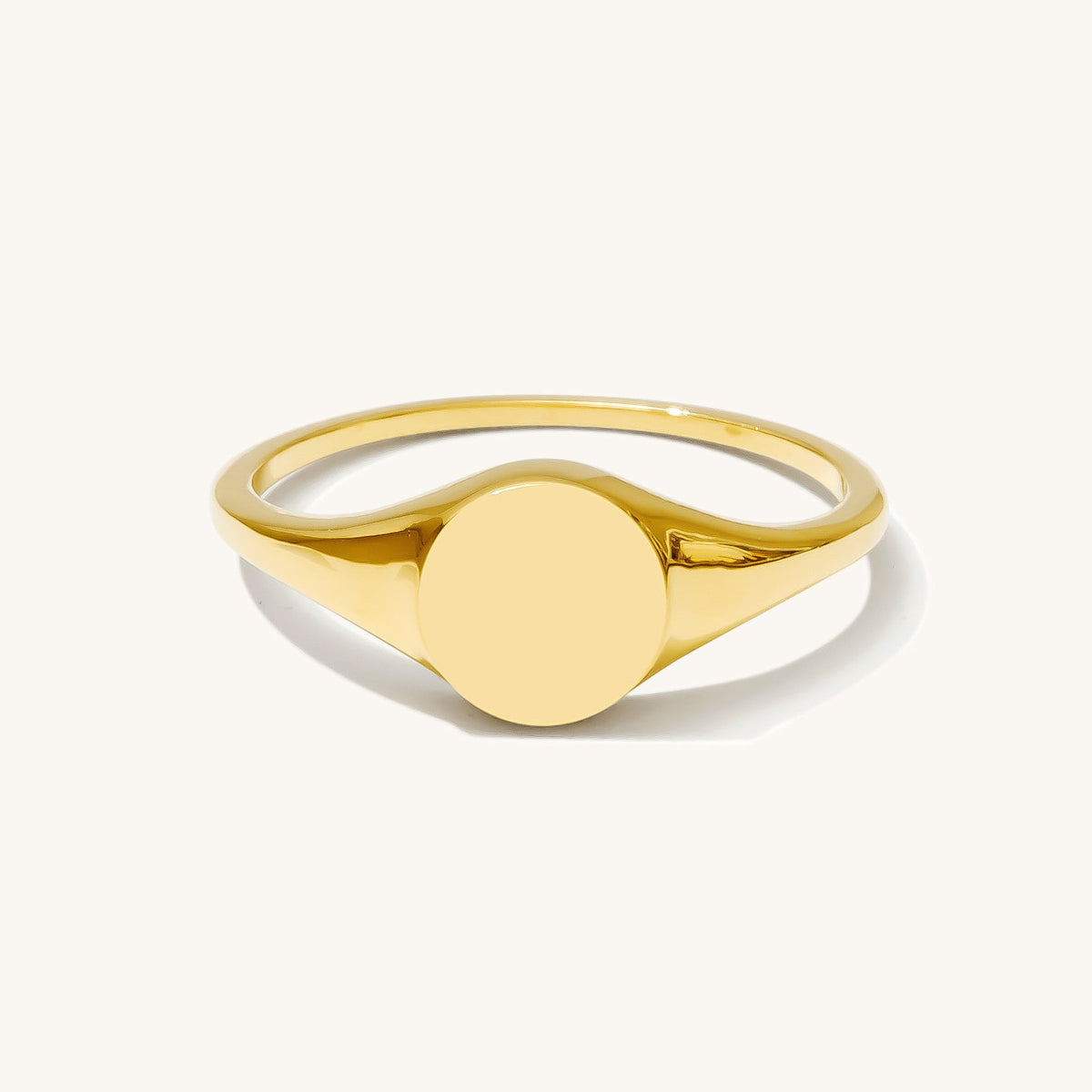 Round Signet Ring