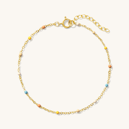 Dainty Pastel Enamel Bracelet