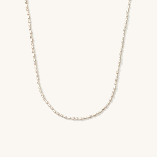 Dainty Pearl Strand Necklace