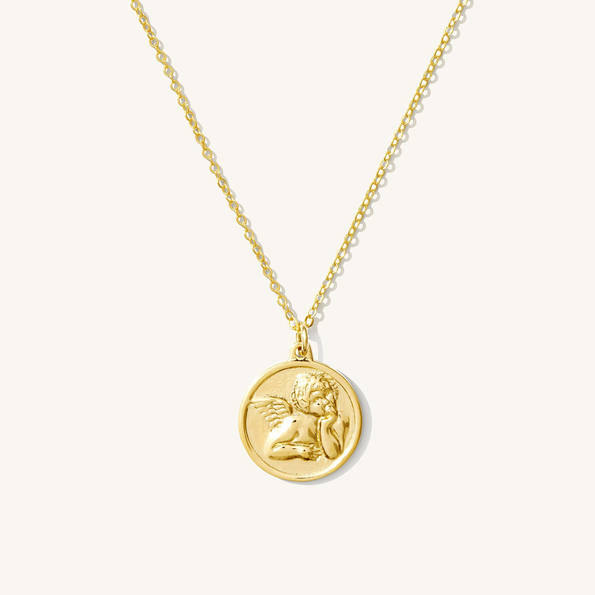 Angel Medallion Necklace