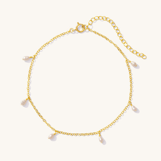 Dangling Pearl Anklet