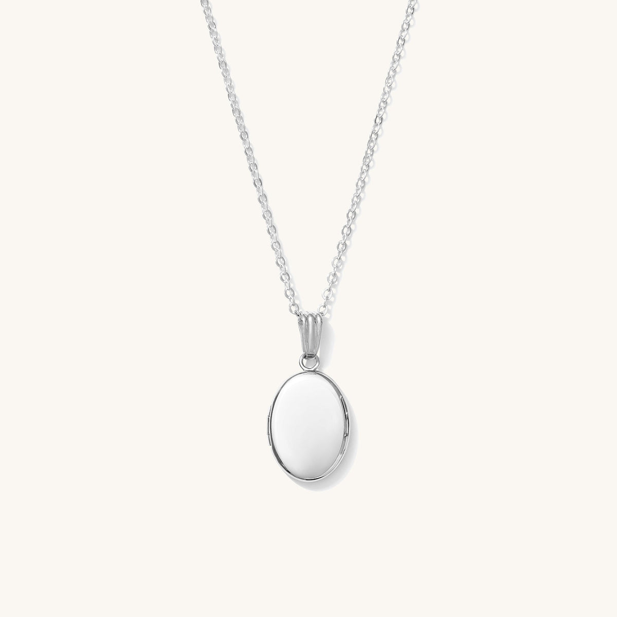Oval Locket Necklace