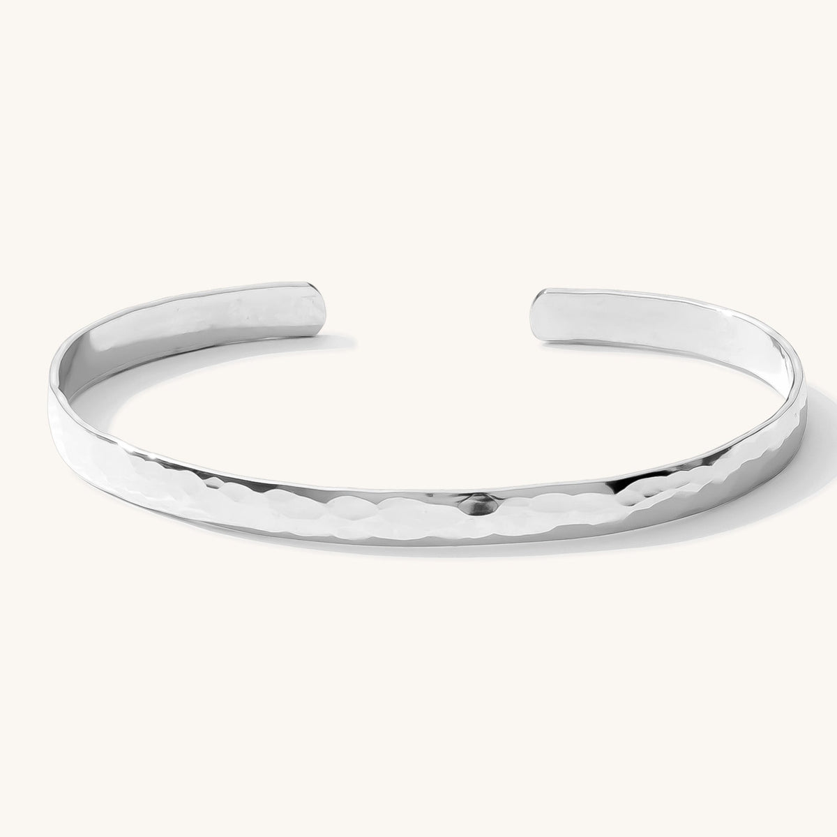 Hammered Statement Cuff Bracelet