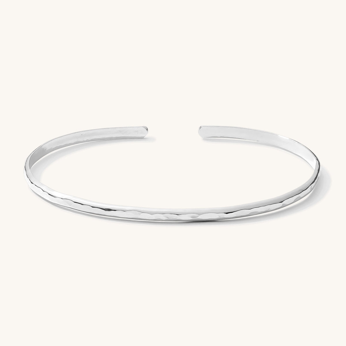 Dainty Hammered Cuff Bracelet