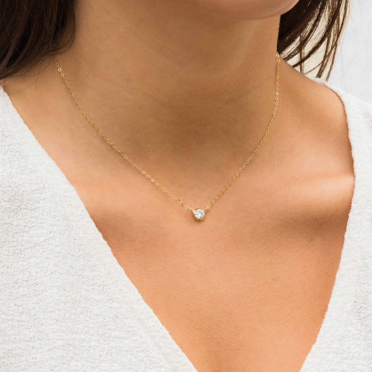 Solitaire Necklace