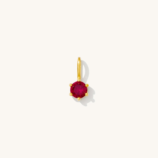 Spinel Charm (August Birthstone)