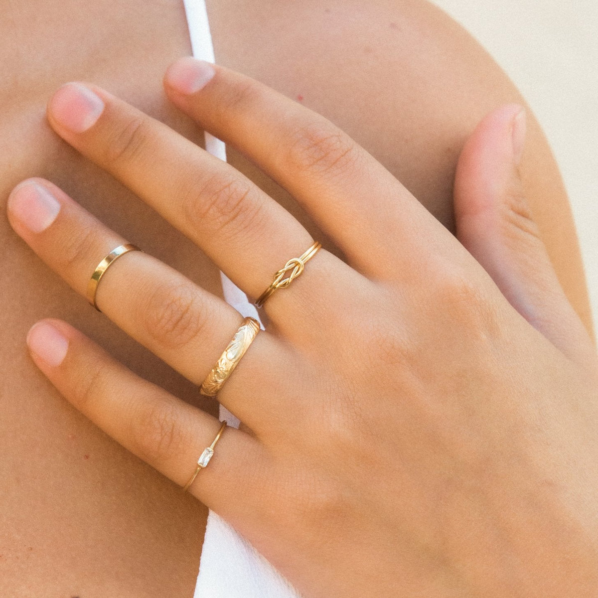 Square Knot Ring