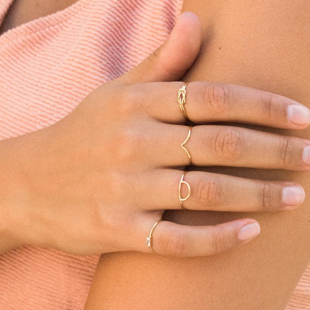 Square Knot Ring