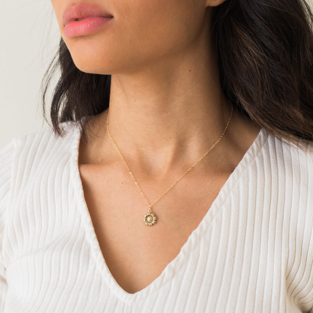 Sunflower Necklace