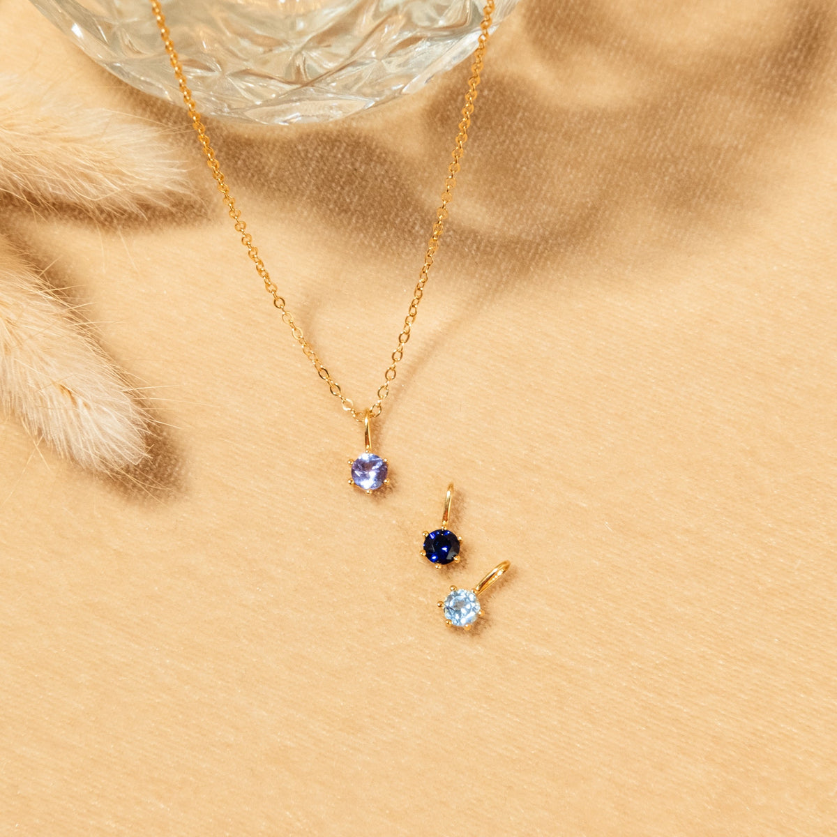 Tanzanite Charm (December Birthstone)
