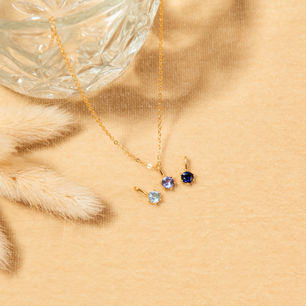 Tanzanite Charm (December Birthstone)