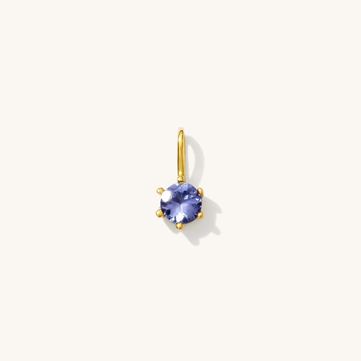 Tanzanite Charm (December Birthstone)