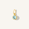 March Birthstone Charm (Aquamarine)