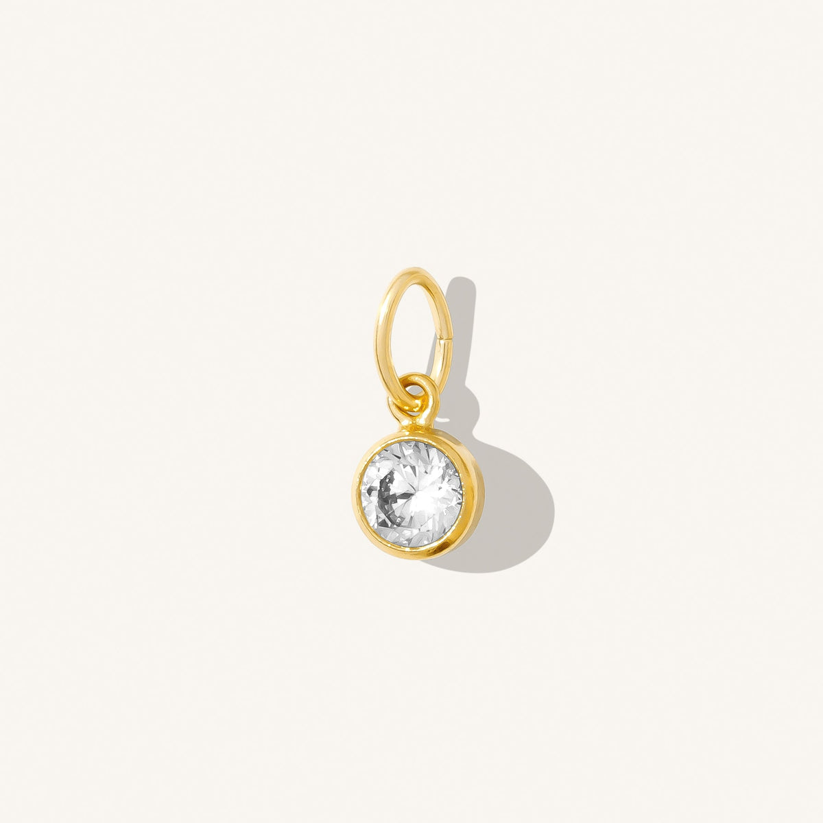 Dainty CZ Birthstone Charm