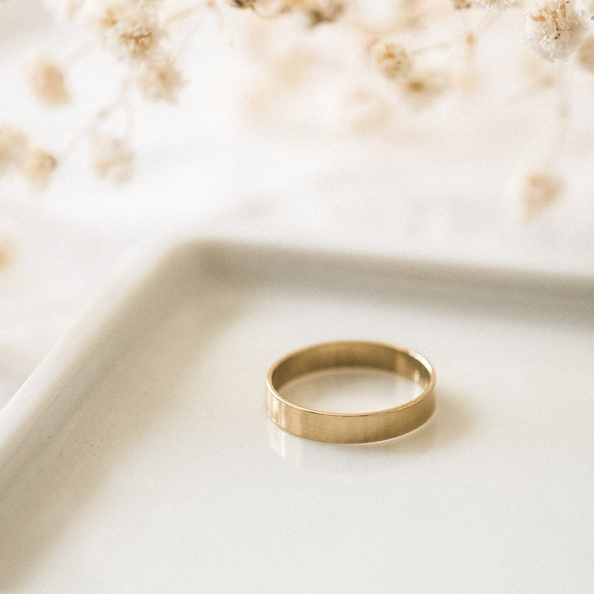 Thick Flat Band Ring