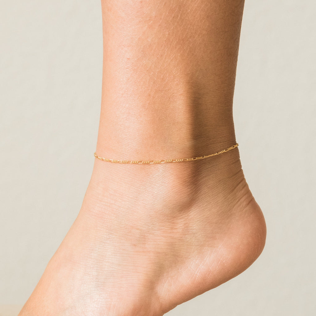 Thin Figaro Anklet