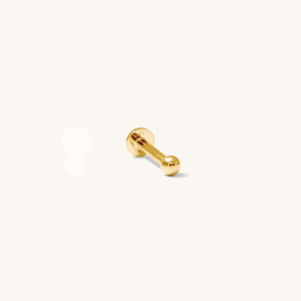 Tiny Ball Flat Back Stud Earring