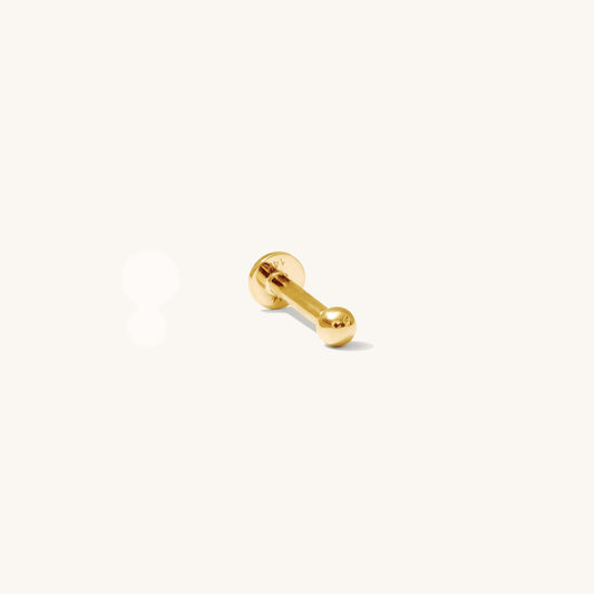 Tiny Ball Flat Back Stud Earring