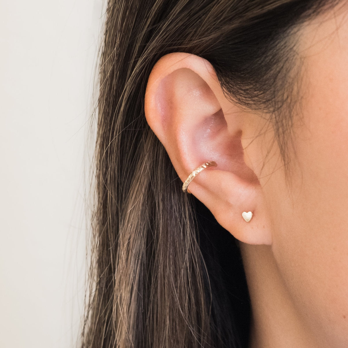 Tiny Heart Stud Earrings