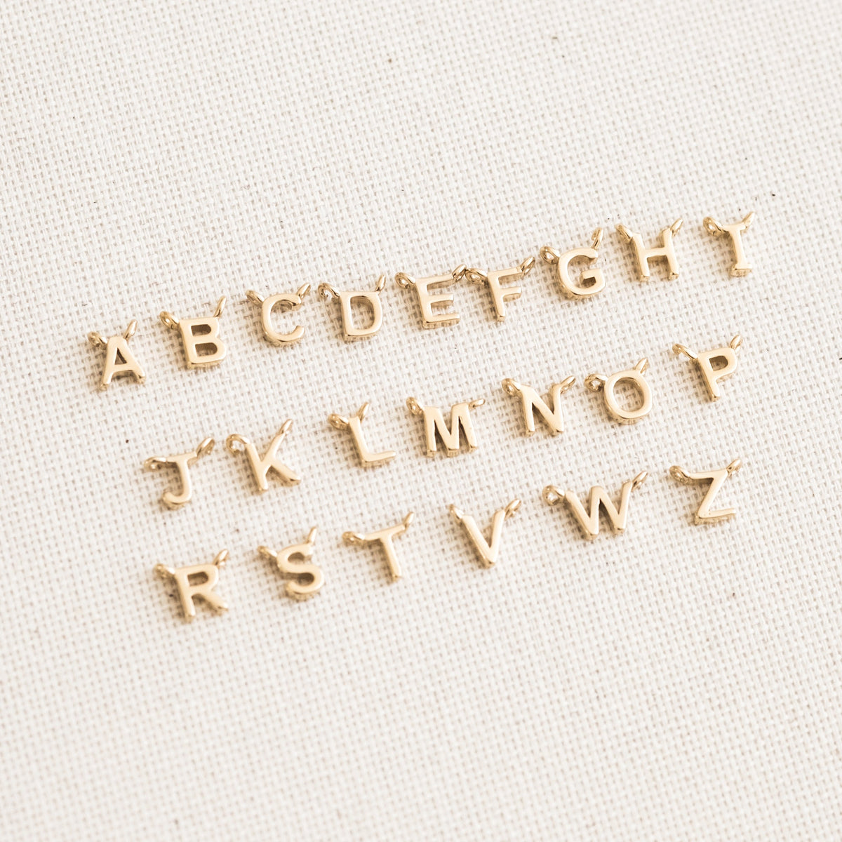 Tiny Initial Necklace