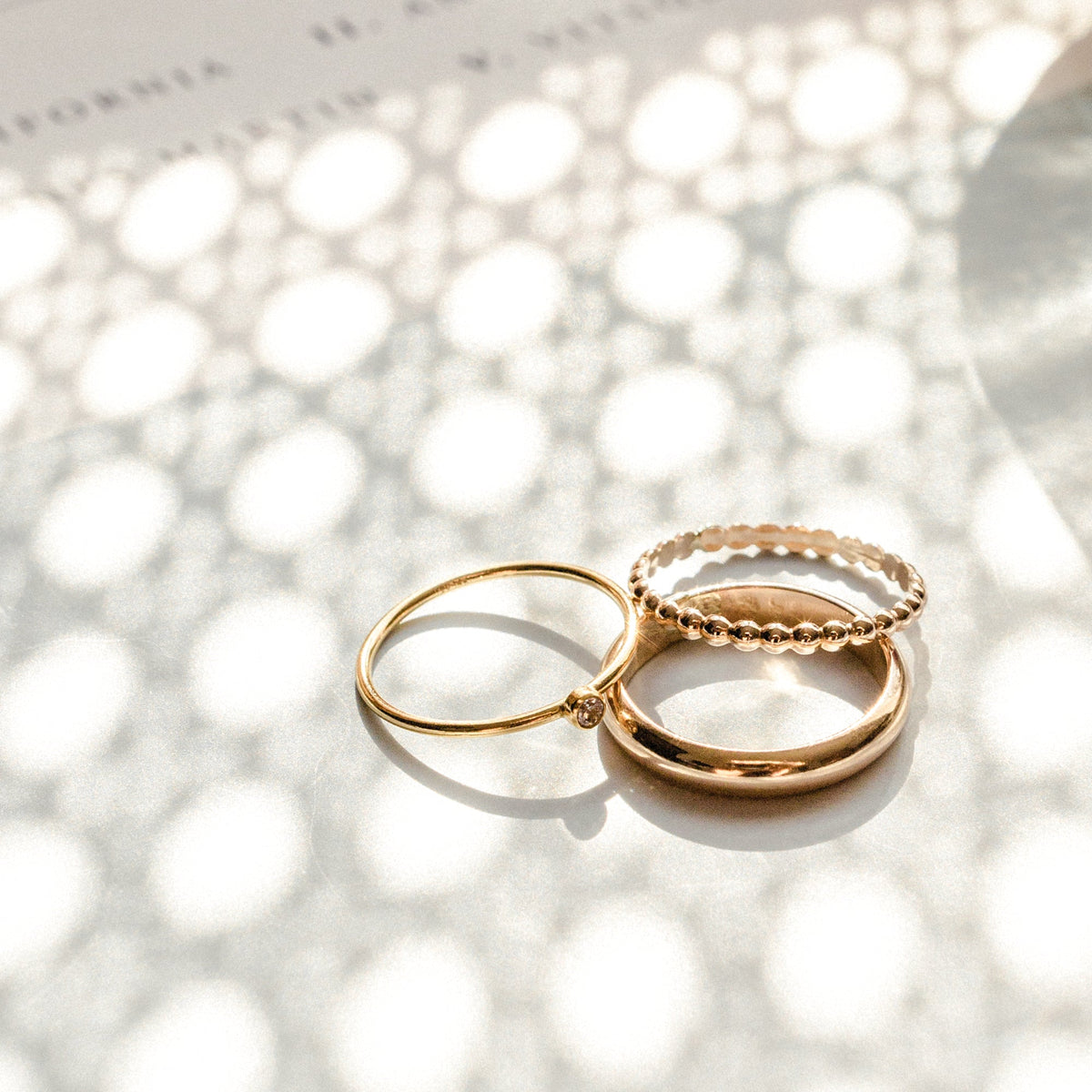 Tiny Solitaire Ring