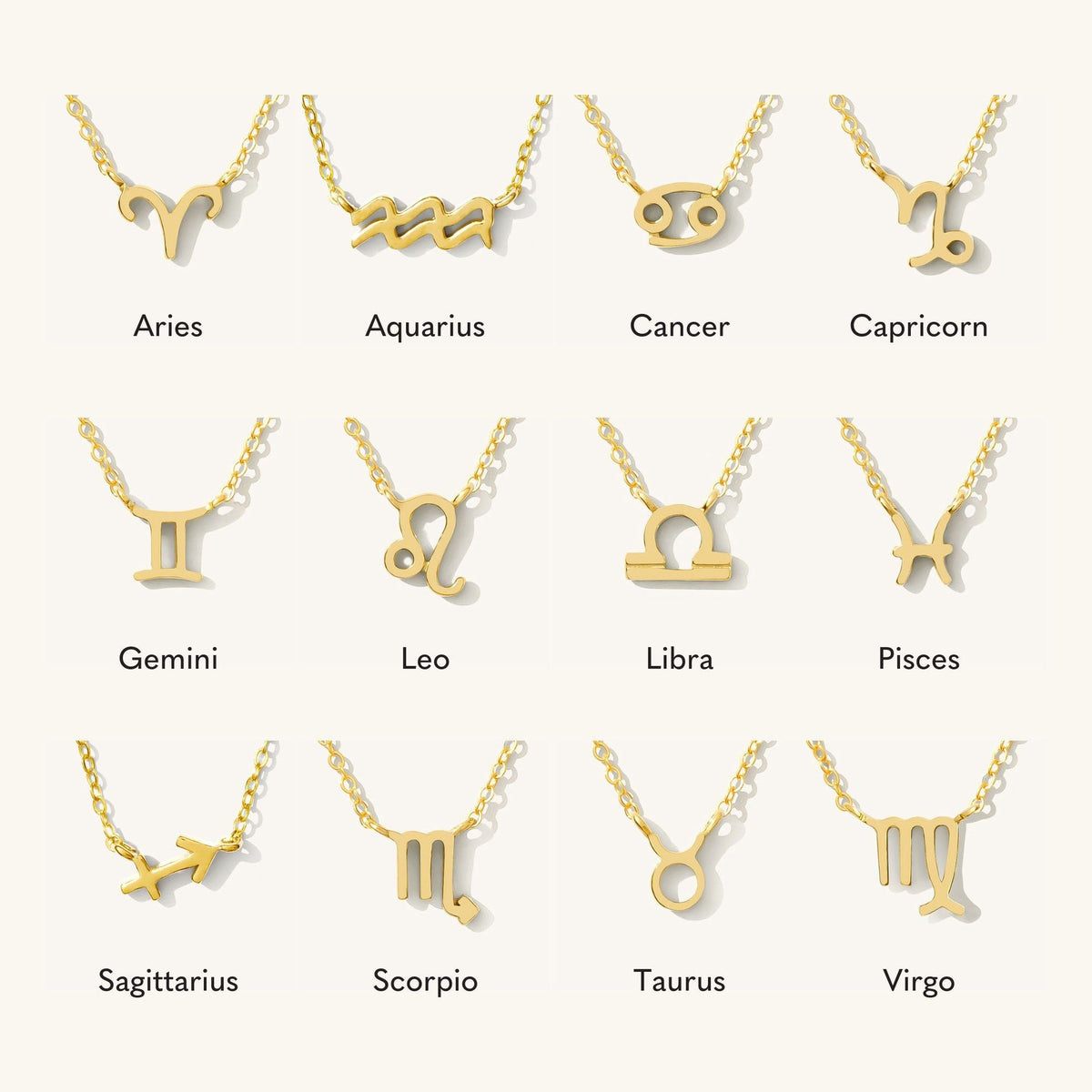 Tiny Zodiac Necklace