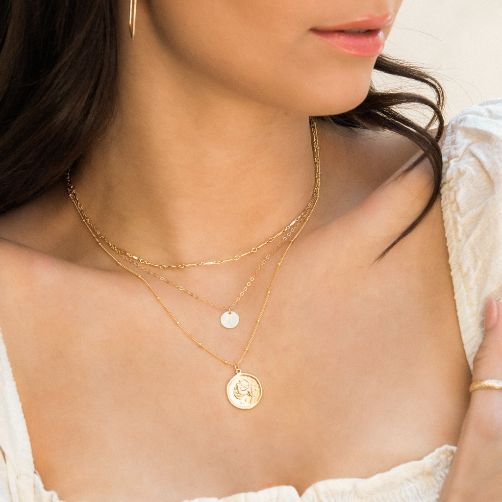 Zodiac Coin Necklace