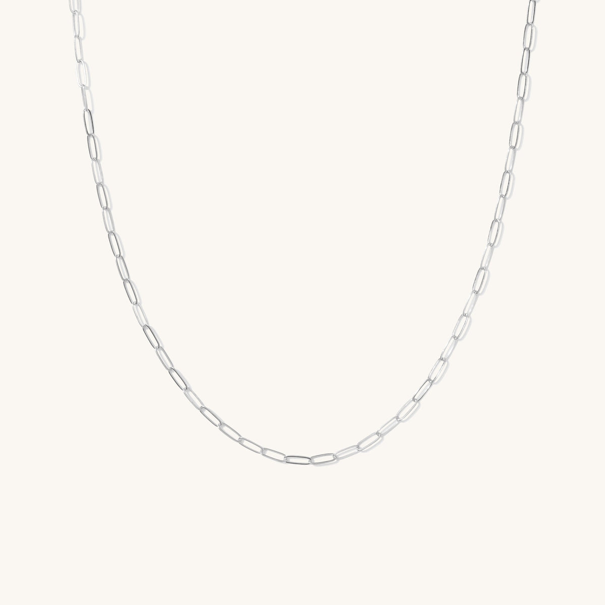 Dainty Paperclip Chain Necklace