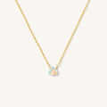 Dainty Opal Necklace