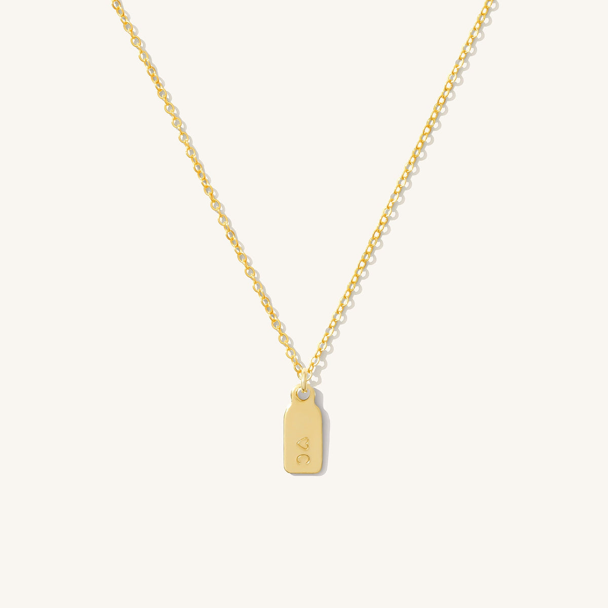 Dainty Tag Necklace