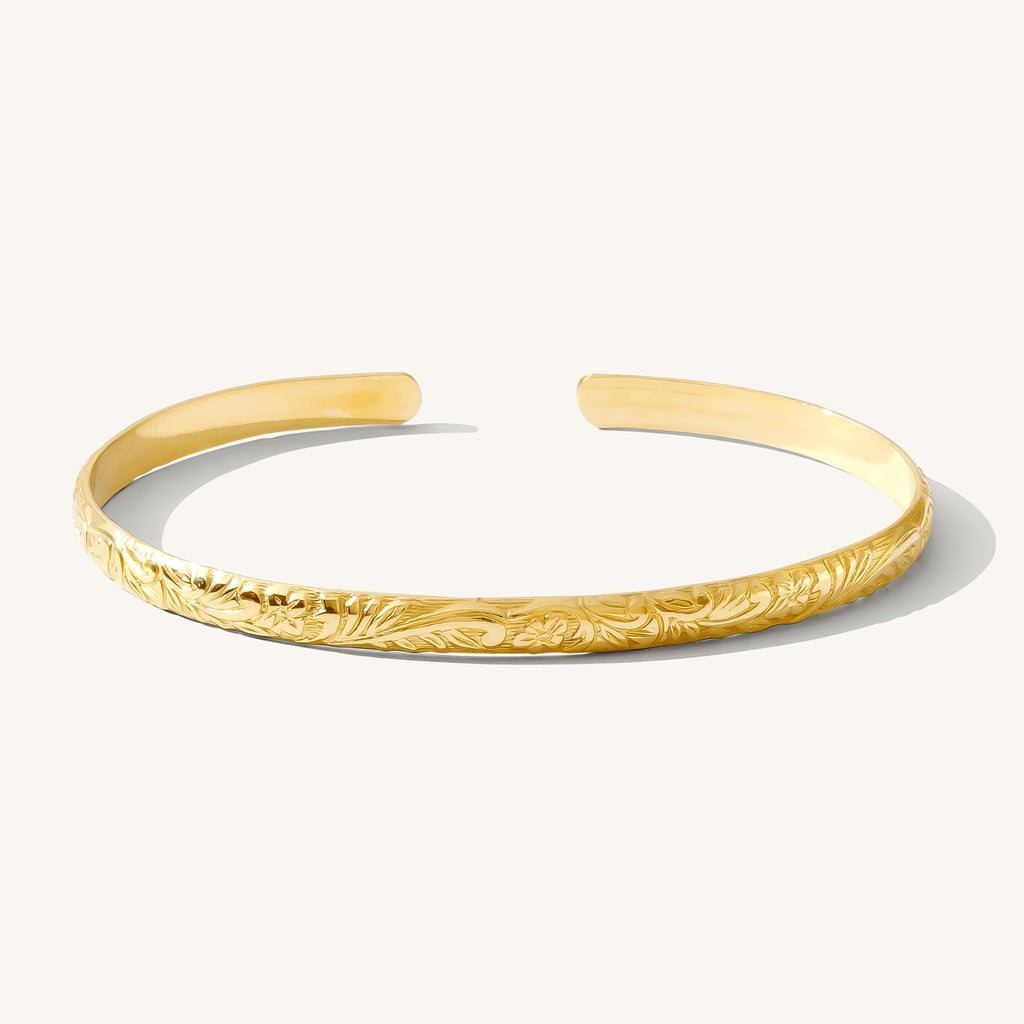 Flower Cuff Bracelet
