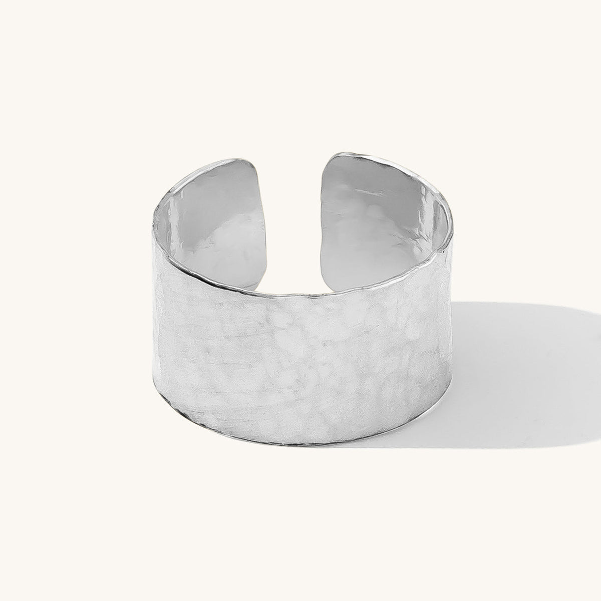 Hammered Cuff Ring
