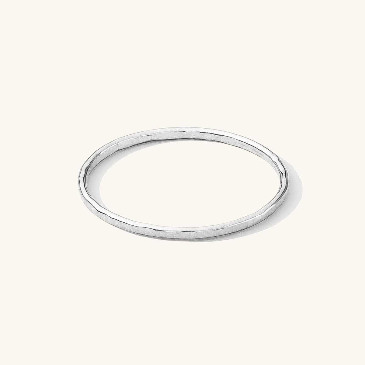 Hammered Stacking Ring